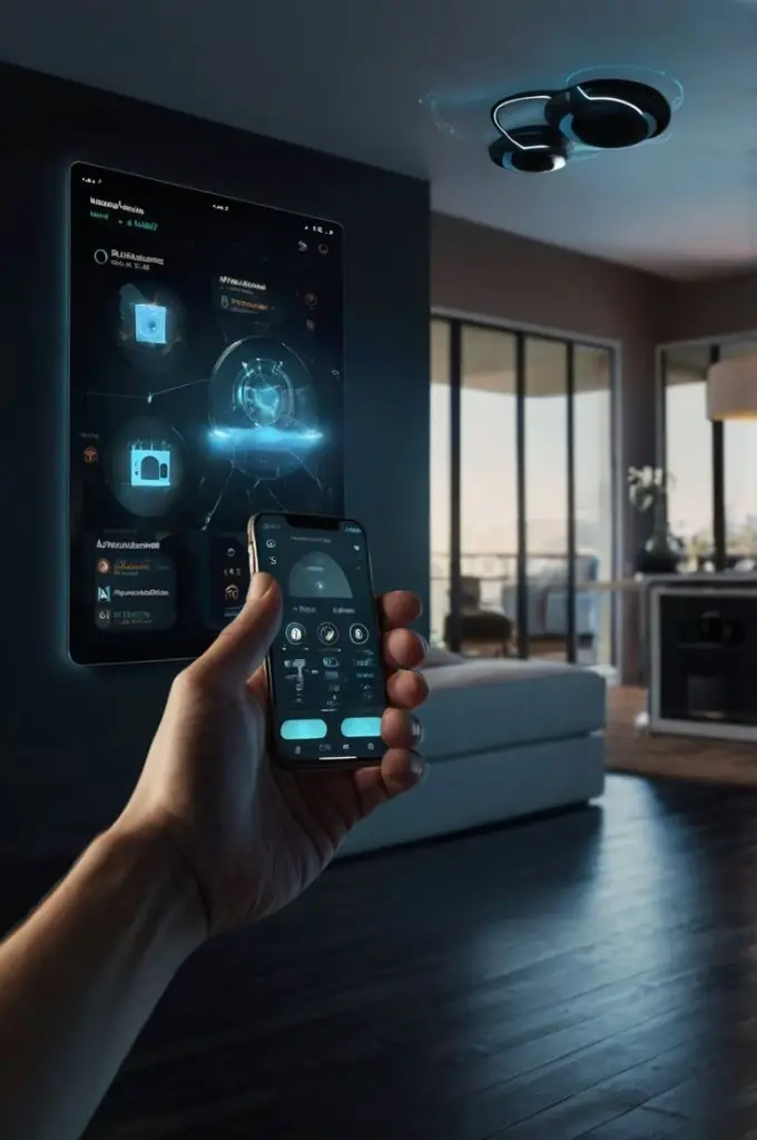 Smart home automation Chennai by Vibgyor Interiors